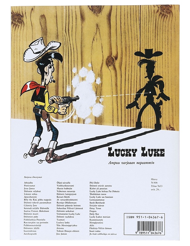 Lucky Luke: Daltonit pääsevät hoitoon - Morris, 1923-2001 - Sarjakuvat - 10105610582 - 1