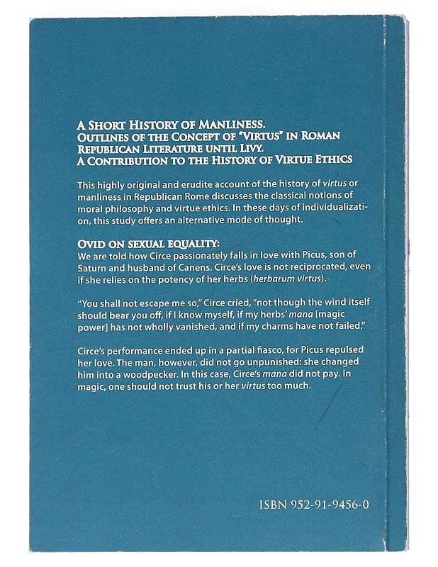 A short history of manliness - Juhani Sarsila - Historiakirjat - 10105610625 - 1