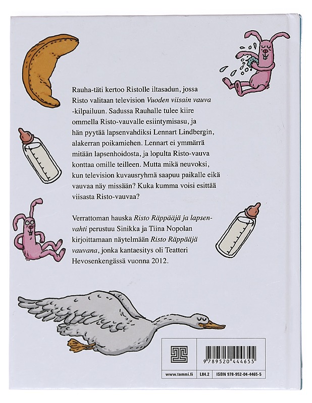Risto Räppääjä ja lapsenvahti - Nopola, Sinikka - Lastenkirjat - 10105610636 - 1