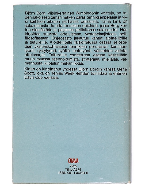 Elämäni ja otteluni - Borg, Björn - Elämäkerrat ja muistelmat - 10105610635 - 1