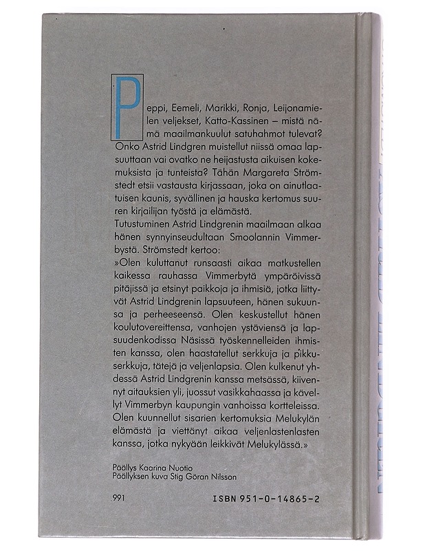 Astrid Lindgren - Strömstedt, Margareta - Elämäkerrat ja muistelmat - 10105610649 - 1