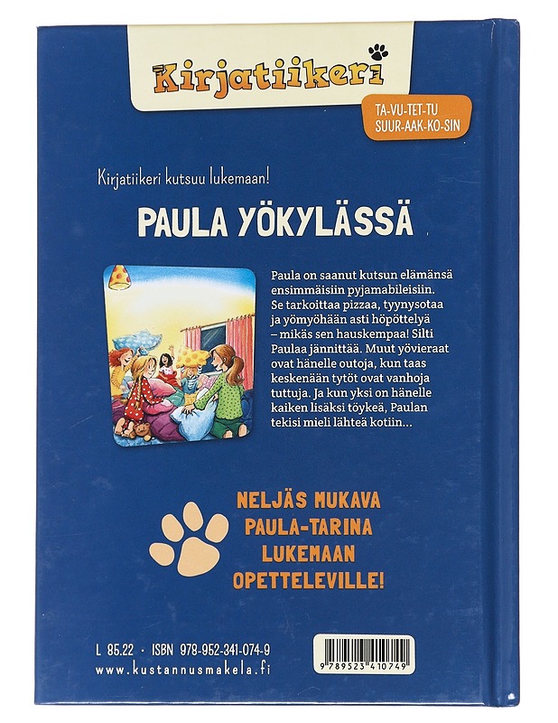 Paula yökylässä - Reider, Katja - Lastenkirjat - 10105610665 - 1
