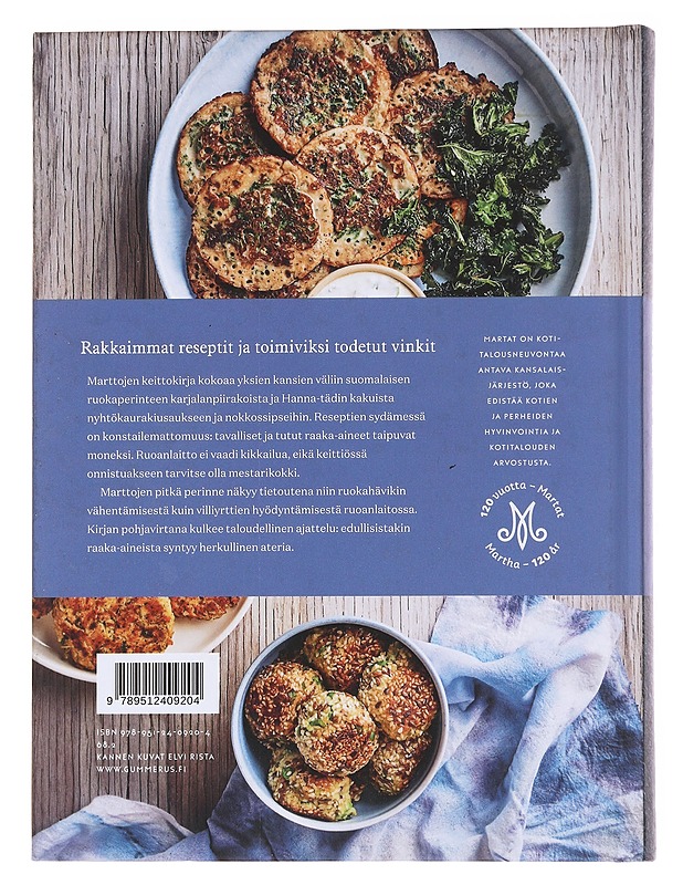 Martat - keittokirja : innostu ja onnistu keittiössä - Rista, Elvi - Ruokakirjat - 10105610731 - 1