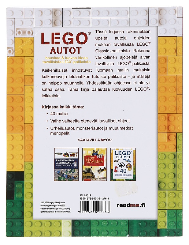 Lego® autot : hauskoja ja luovia ideoita tavallisista Lego® -palikoista - Elsmore, Warren - Lastenkirjat - 10105610757 - 1