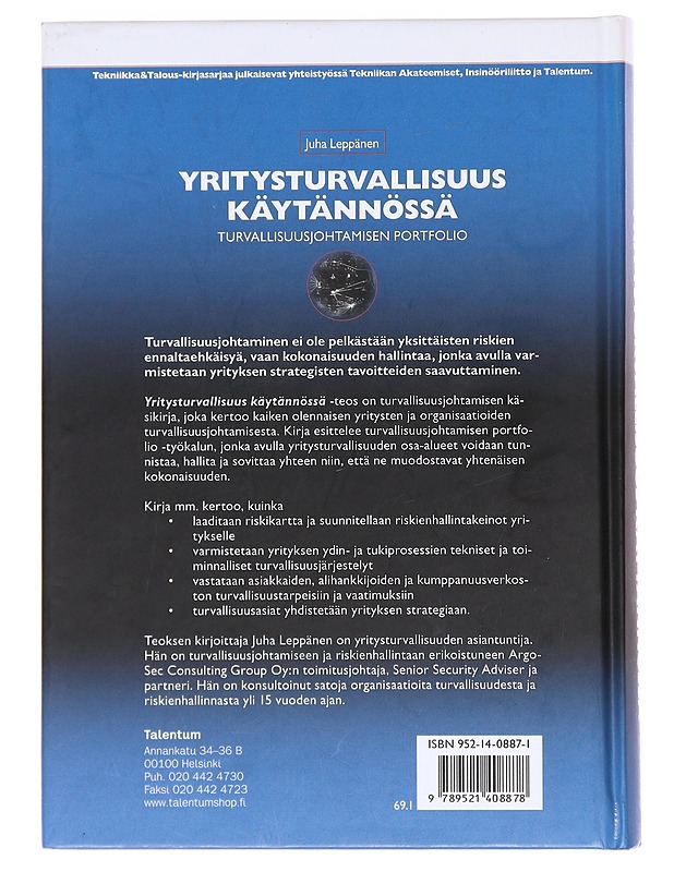 Yritysturvallisuus käytännössä - Juha Leppänen - Kirja lahjaksi - 10105610768 - 1