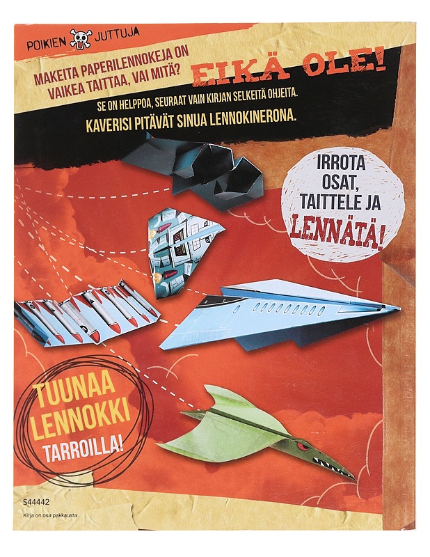 Paperilennokit : taittele, heittele, lennätä, taistele - Loborik, Jason - Lastenkirjat - 10105610792 - 1