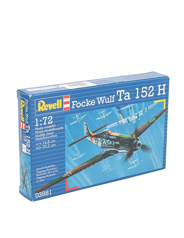 Revell : Focke Wulf Ta 152 H ; koottava lentokone - Lasten lelut - 10105610963 - 0