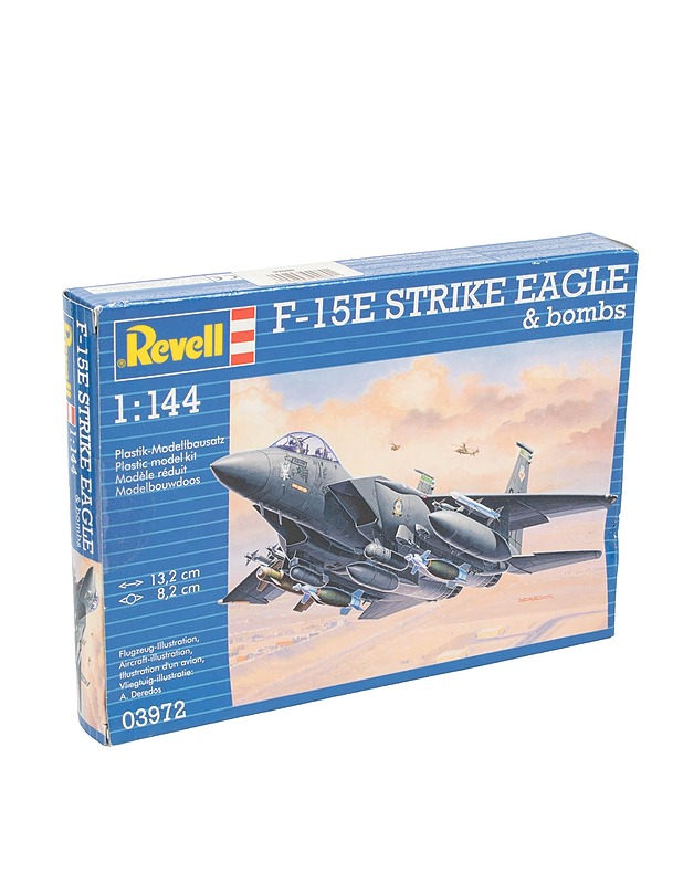 Revell : F-15E Strike Eagle & bombs ; koottava lentokone - Lasten lelut - 10105610972 - 0