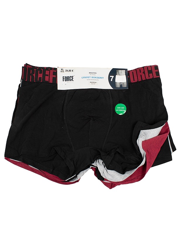 FORCE miesten lyhyet bokserit, XL - Alusvaatteet - 10105611002 - 0