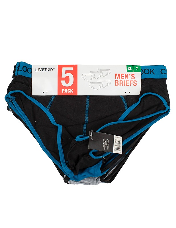 LIVERGY miesten alushousut, XL, 5 kpl - Alusvaatteet - 10105611005 - 0