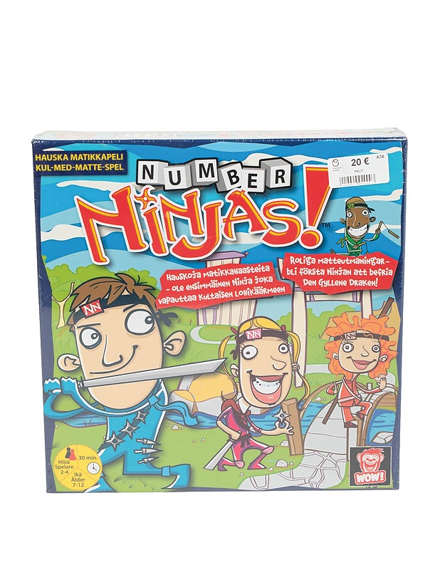 WOW! : Number Ninjas! matematiikka lautapeli - Lautapelit - 10105611025 - 0