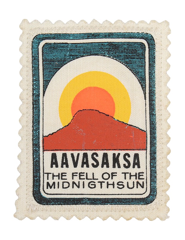 KANGASMERKKI Aavasaksa, 7,5x5 cm - Ompelu - 10105611032 - 0