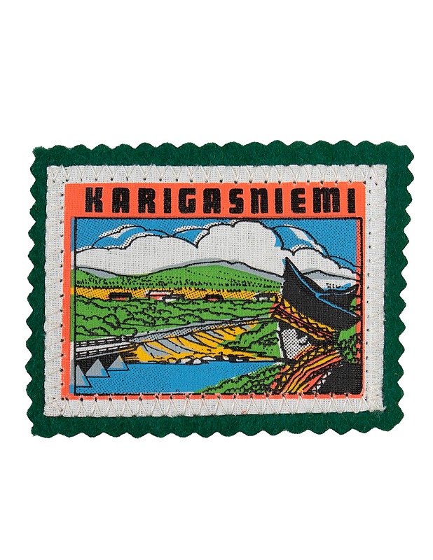 KANGASMERKKI Karigasniemi, 5x8 cm - Ompelu - 10105611039 - 0