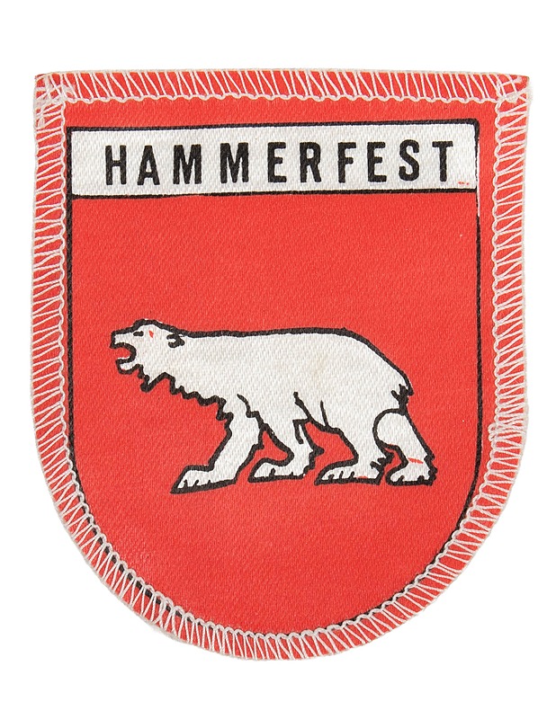 KANGASMERKKI Hammerfest, 5,5x7 cm, vintage - Ompelu - 10105611053 - 0