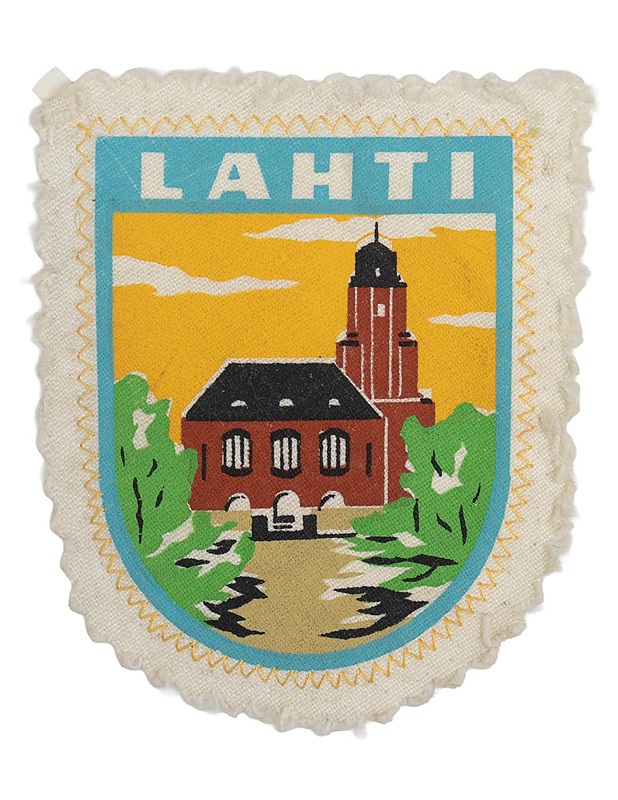 KANGASMERKKI Lahti, 6x7,5 cm, vintage - Ompelu - 10105611057 - 0