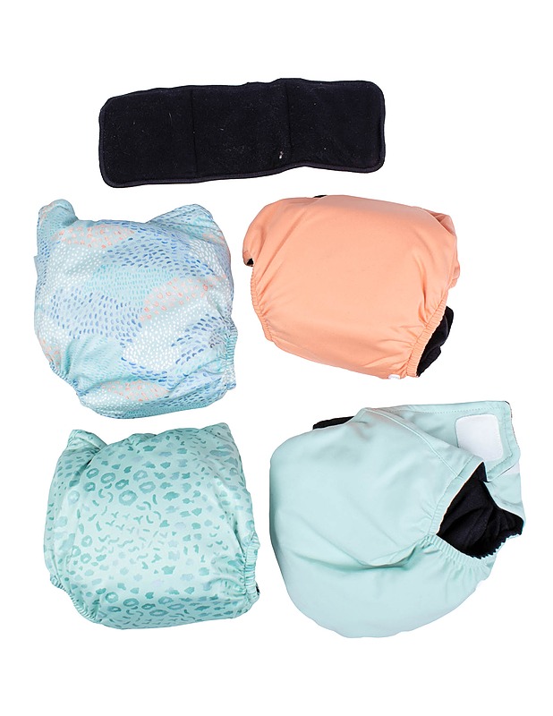 MODIBODI Reusable Nappy 4 Pack kestovaippa - Muut urheiluvälineet ja vapaa-aika - 10105611071 - 1