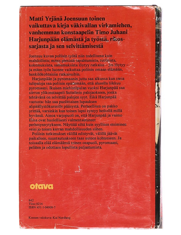 Harjunpää ja pyromaani - Matti Yrjänä Joensuu - Romaanit ja novellit - 10105611088 - 1