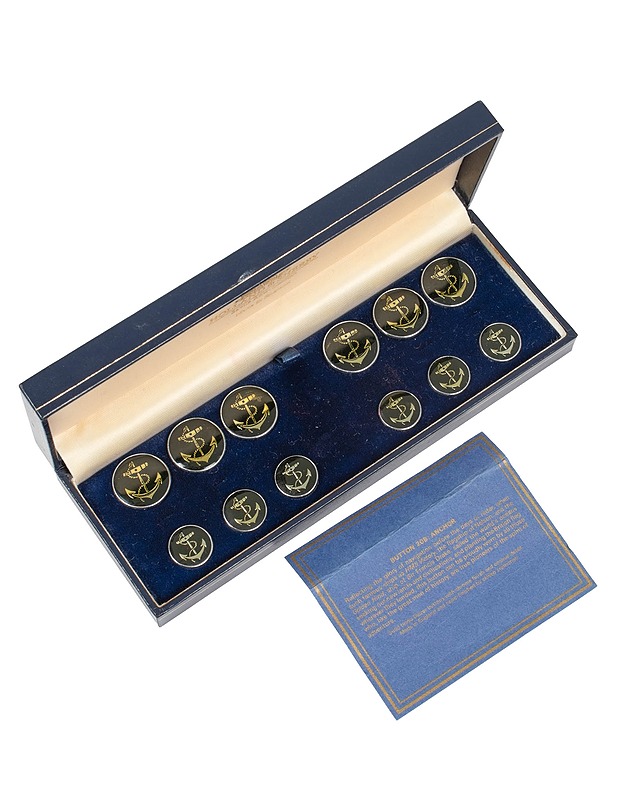 HOLLAND & SHERRY Savile Row 208 Anchor -nappisetti, 5+5 kpl/setti - Käsityö - 10105611116 - 0