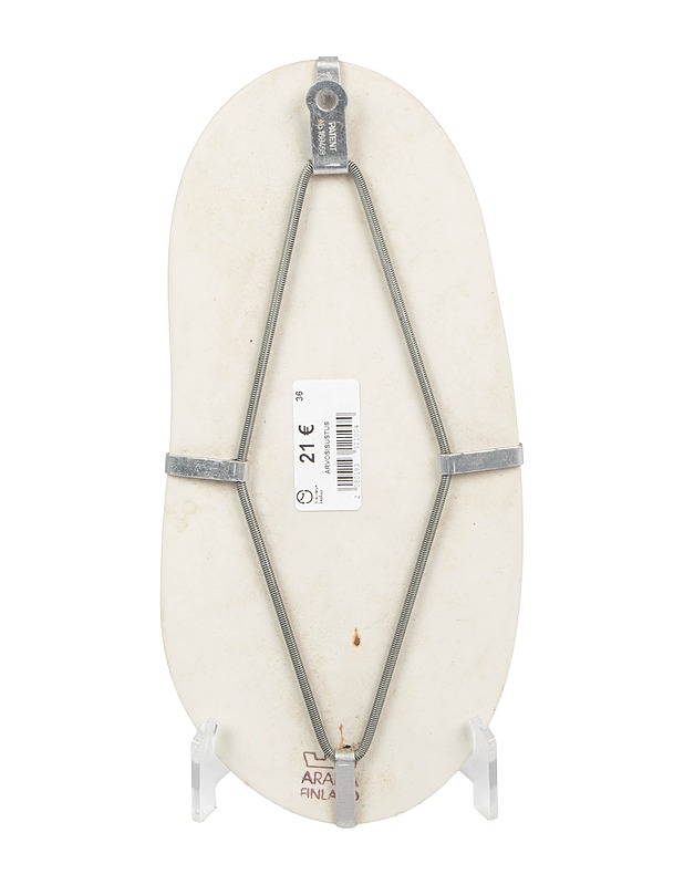 ARABIA Valkovuokot seinälaatta - Designsuosikit - 10105611155 - 1