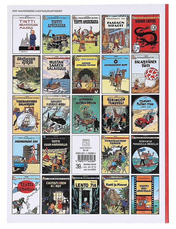 Tintti ja Picarot - Hergé - Sarjakuvat - 10105611189 - 1