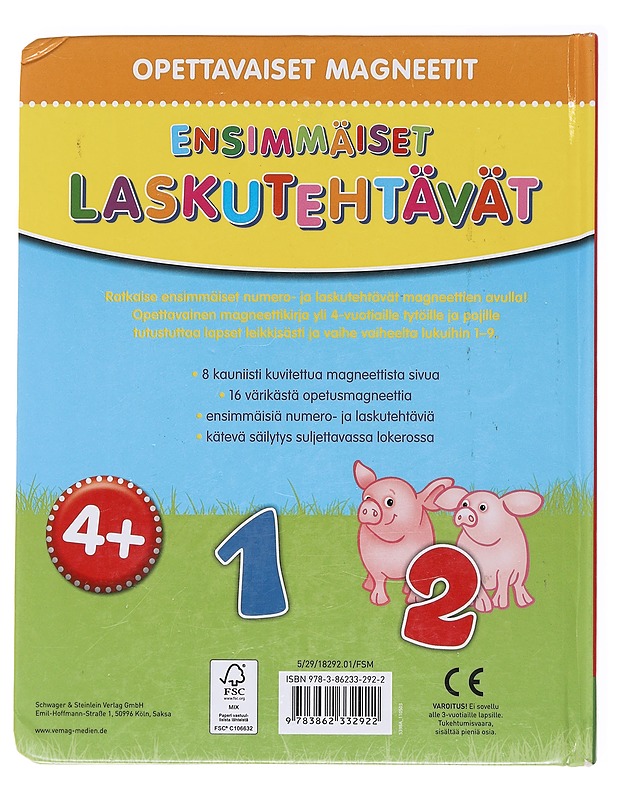 Ensimmäiset laskutehtävät - Lastenkirjat - 10105611191 - 1