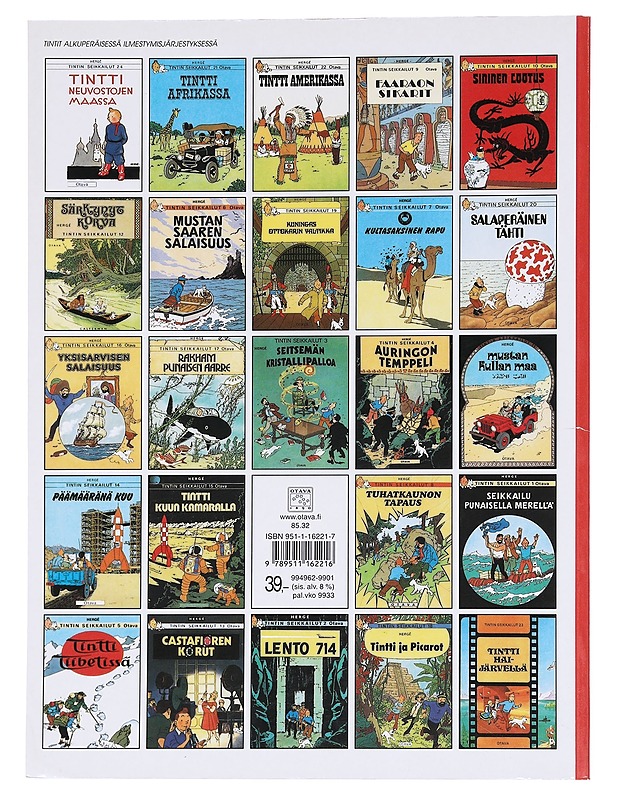Seikkailu Punaisella merellä - Hergé - Sarjakuvat - 10105611196 - 1