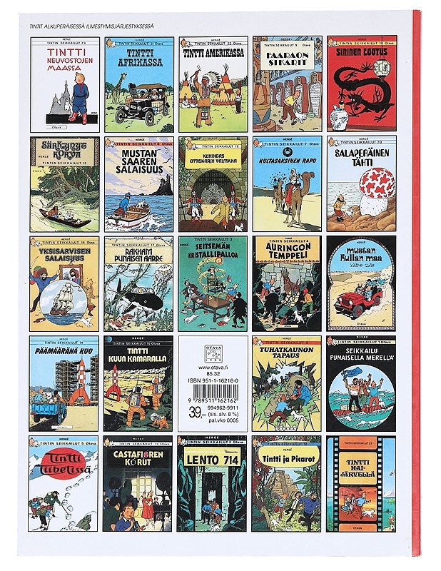 Mustan kullan maa - Hergé - Sarjakuvat - 10105611198 - 1