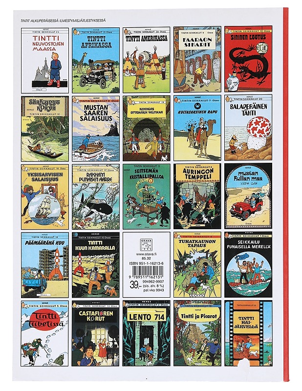Kultasaksinen rapu - Hergé - Sarjakuvat - 10105611204 - 1