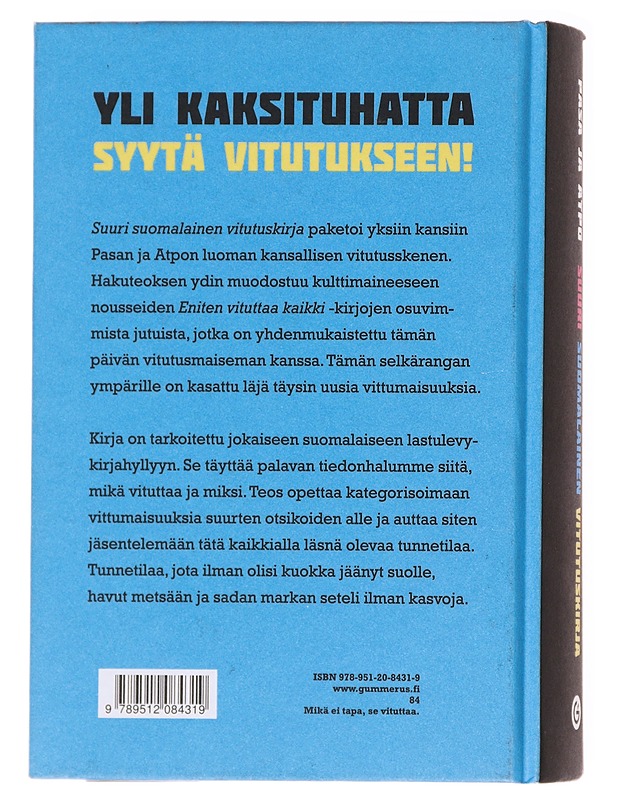 Suuri suomalainen vitutuskirja - Pasa ja Atpo - Tietokirjat ja oppaat - 10105611216 - 1