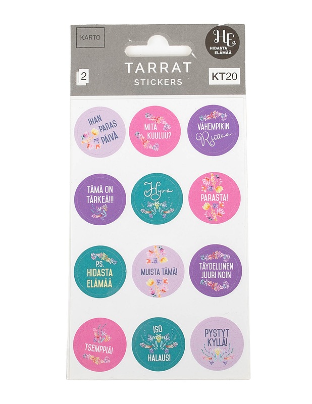KARTO tarra-arkki, 2 kpl/pkt - Askartelu - 10105611223 - 0