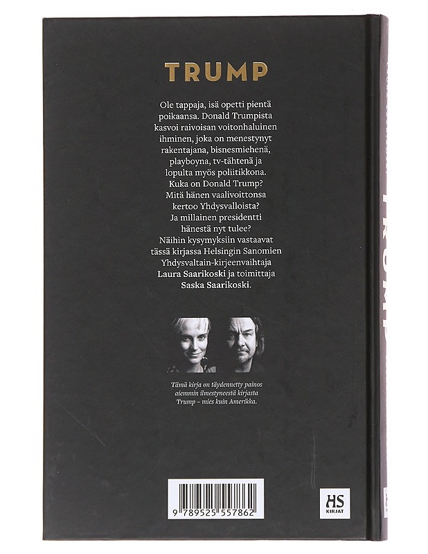 Trump - Saarikoski, Laura - Elämäkerrat ja muistelmat - 10105611227 - 1
