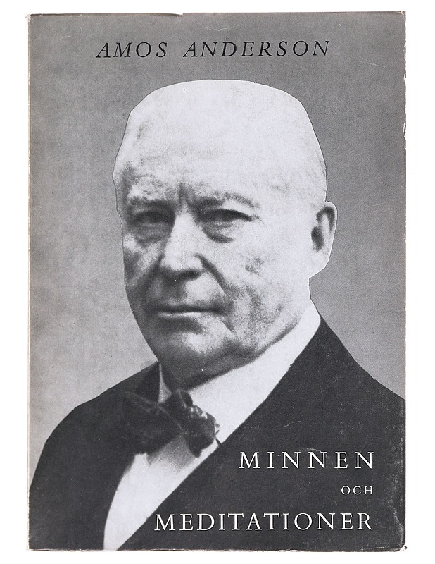 Minnen och meditationer - Anderson, Amos - Tietokirjat ja oppaat - 10105611250 - 0