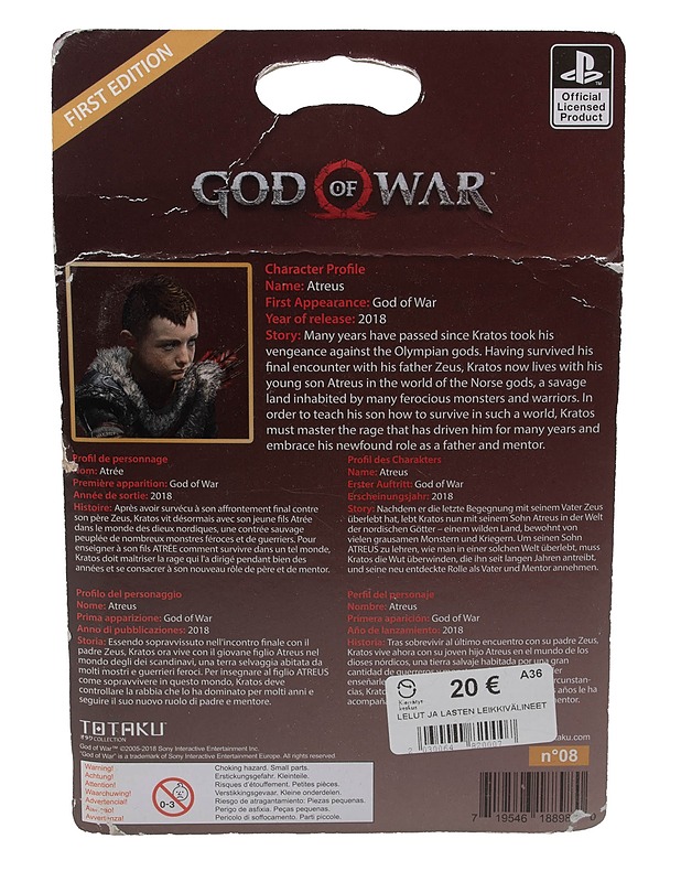 TOTAKU Atreus n 08 -figuuri - Lasten lelut - 10105611266 - 1
