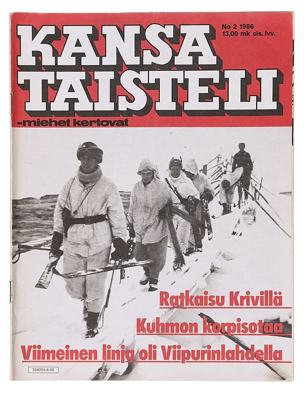 Kansa taisteli - miehet kertovat no 2/1986  - Lehdet - 10105611273 - 0