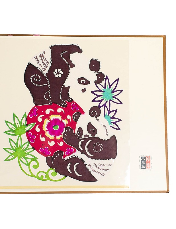 Giant Panda - Stamp & Papercut in China - Askartelu - 10105611310 - 2