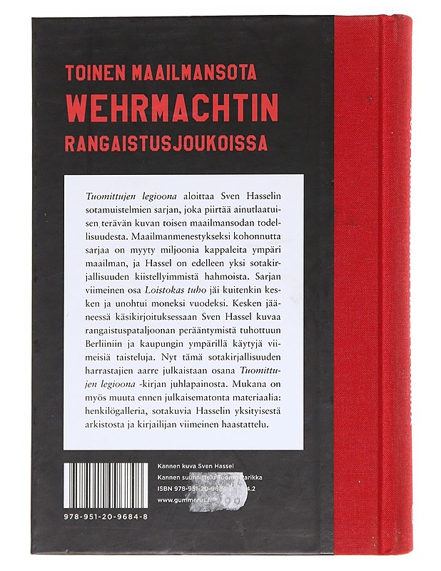 Tuomittujen legioona - Hassel, Sven - Romaanit ja novellit - 10105611339 - 1