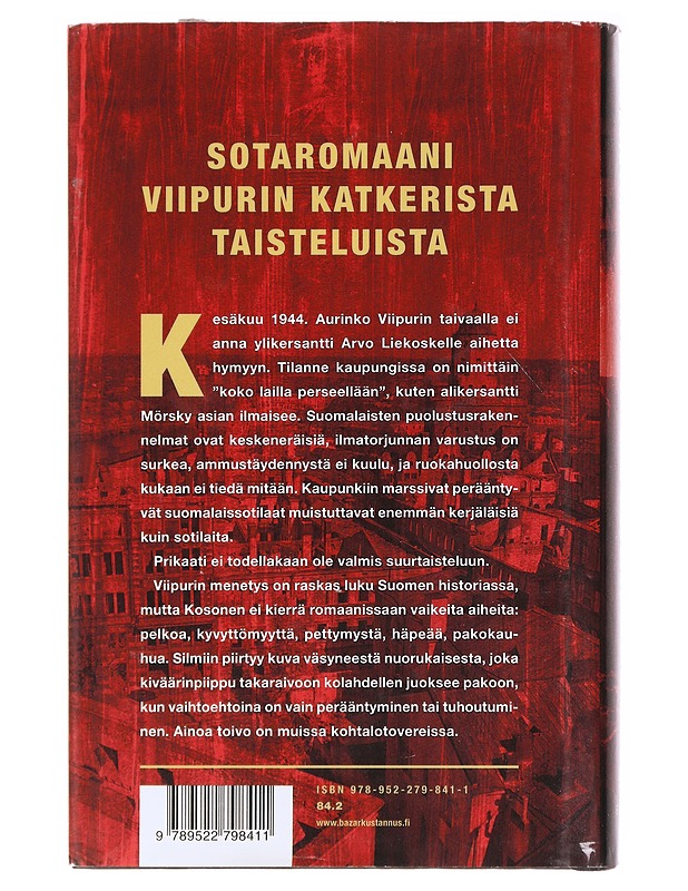 Viipurin menetys - Kristian Kosonen - Romaanit ja novellit - 10105611344 - 1