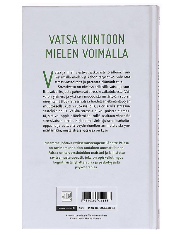 Rauhoita stressivatsa - Palssa, Anette - Kirja lahjaksi - 10105611355 - 1