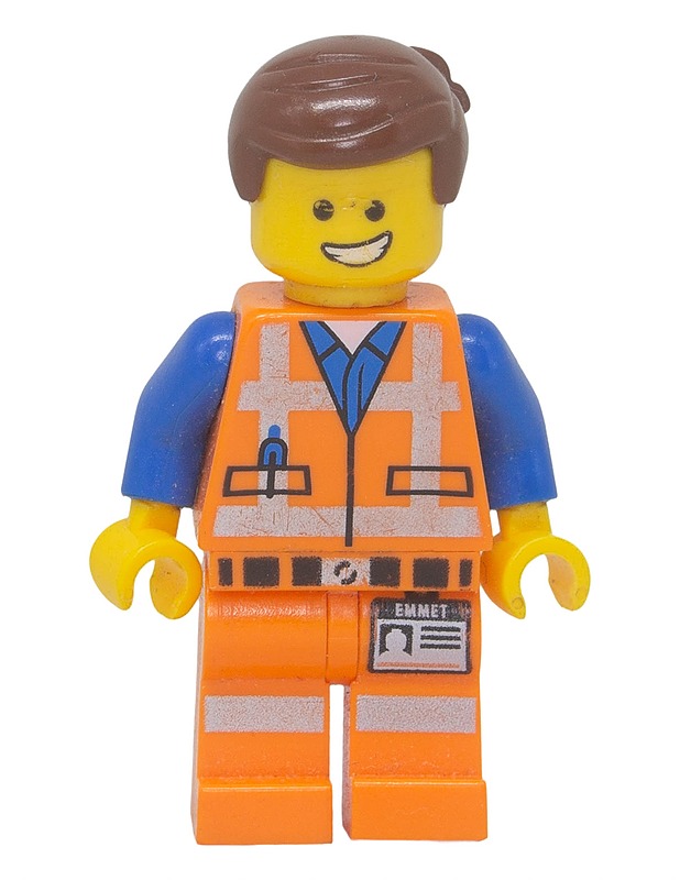LEGO The Lego Movie Emmet , Wide Smile, without Piece of Resistance minifiguuri  - Lasten figuurit - 10105611458 - 0