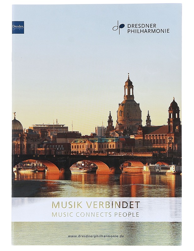 Dresdner Philharmonie -sinfoniaorkesterin esite - Lutz Kittelmann (toimittaja)  - Lehdet - 10105611473 - 0