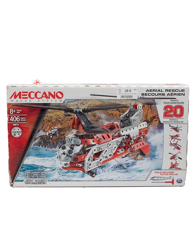 Meccano Aeriel Rescue : helikopteri metallirakennussarja - Lasten lelut - 10105611595 - 0