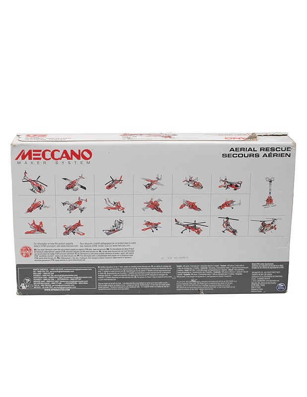 Meccano Aeriel Rescue : helikopteri metallirakennussarja - Lasten lelut - 10105611595 - 1