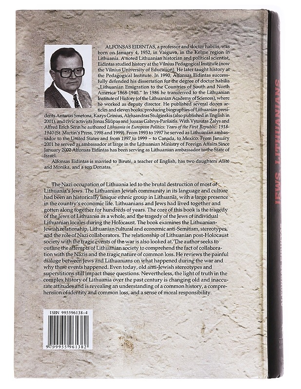 Jews, lithuanians and the holocaust - Alfonsas Edintas - Historiakirjat - 10105611615 - 1