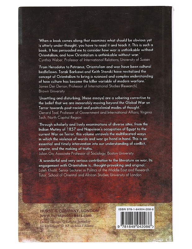 Orientalism and War - Tarak Barkawi - Tietokirjat ja oppaat - 10105611629 - 1
