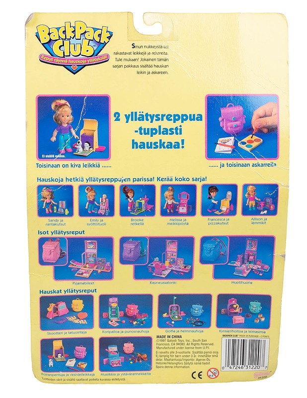 BackPack Club : 2 yllätysreppua - Lasten lelut - 10105611897 - 1