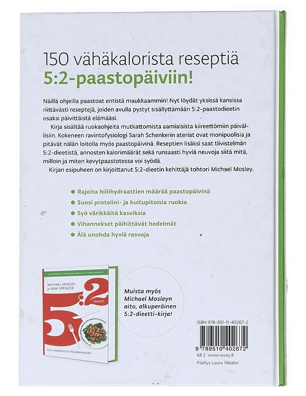 5:2-dieetti reseptit - Mimi Spencer  - Ruokakirjat - 10105611965 - 1