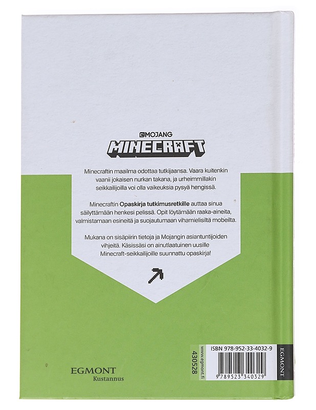 Minecraft / opaskirja tutkimusretkille - Stephanie Milton - Harrastekirjat - 10105611999 - 1