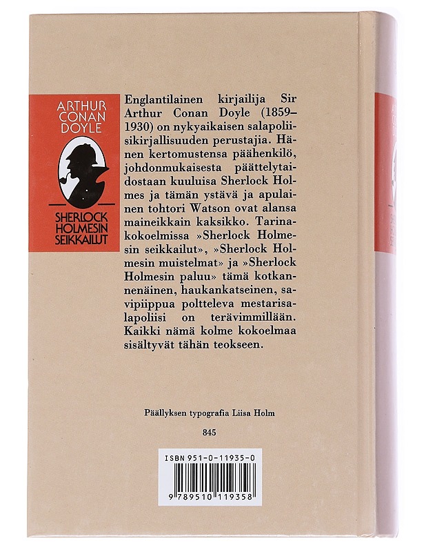 Sherlock Holmesin seikkailut / 1-2 - Doyle, Arthur Conan - Kaunokirjallisuus - 10105612048 - 1