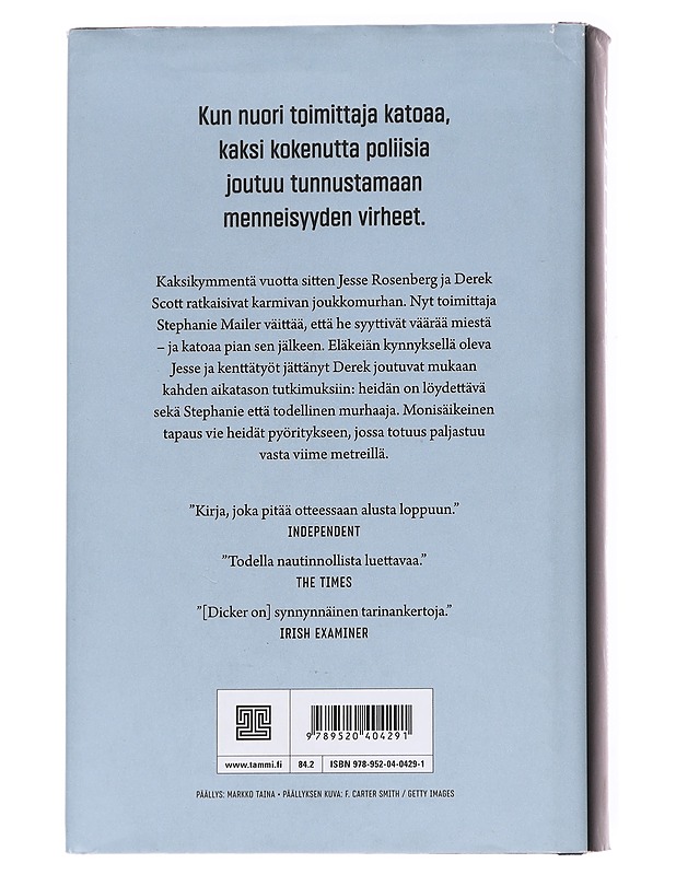 Stephanie Mailerin katoaminen - Joël Dicker  - Romaanit ja novellit - 10105612135 - 1