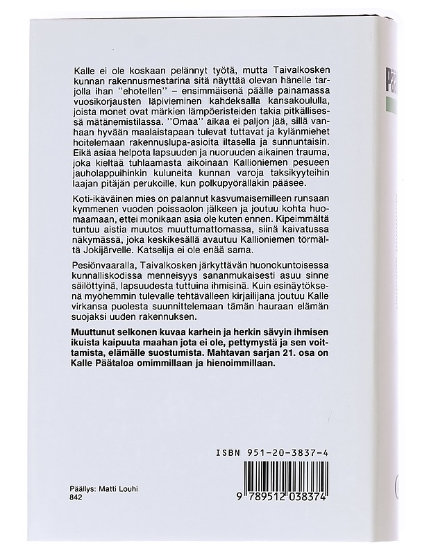 Muuttunut selkonen - Kalle Päätalo - Romaanit ja novellit - 10105612165 - 1